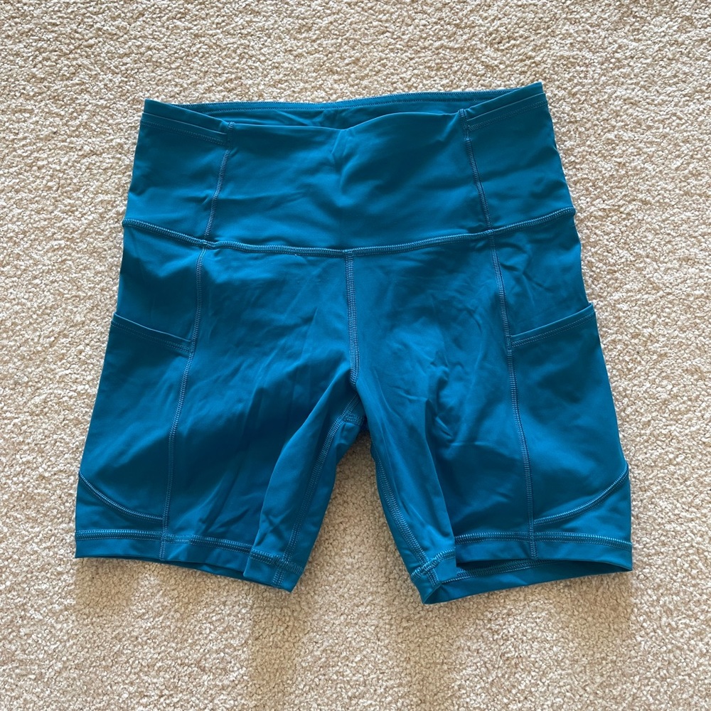 Lululemon Blue Fast n Free Training Shorts